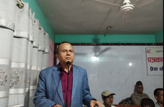 अहिलेकाे सरकार पूर्वाधार निर्माणमा केन्द्रित रहेको महासचिव पोखरेलकाे दाबी