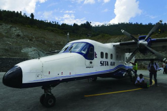 रारा विमानस्थलमा सीता एयरको जहाजले ठक्कर दिँदा एक जना घाइते 