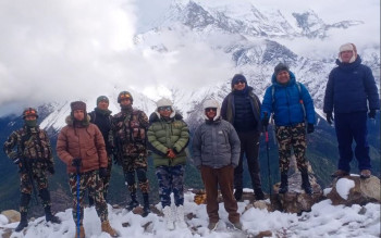 निरन्तर हिमपात: अन्नपूर्ण आधार शिविरबाट ७२ जना पर्यटकको उद्धार