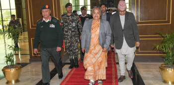 जंगी अड्डा पुगेर प्रधानमन्त्रीले भनिन् – चुनावमा एक थोपा रगत नबग्नेगरी खटिनुस्