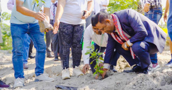 विश्व वातावरण दिवसमा बिवाइडीले रोप्यो १५ सय विरुवा