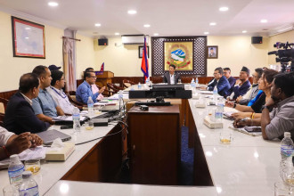 संसद् भवन निर्माणको काम कार्यतालिकाअनुसार सम्पन्न गर्न उपप्रधानमन्त्री सिंहको निर्देशन