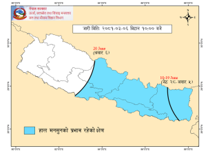 कर्णाली र सुदूरपश्चिममा अझै पुगेन मनसुन