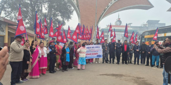 विद्युतीय पोलमा राष्ट्रिय झण्डा