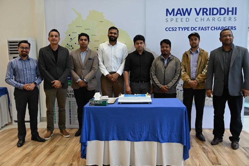 एमएडब्ल्यू वृद्धिले नेपालभर एक सयभन्दा बढी ईभी चार्जिङ स्टेशनको कोशेढुंगा मनाउँदै