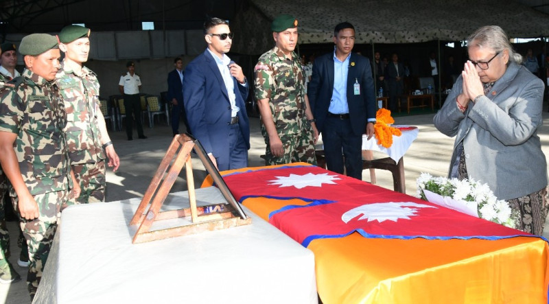 प्रधानमन्त्रीद्वारा विपिन जोशीप्रति श्रद्धाञ्जलि, पार्थिव शरीर कञ्चनपुर लगिँदै