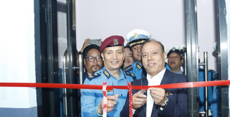 जेनजी आन्दाेलनमा जलाइएको उपत्यका ट्राफिक प्रहरी ‘कन्ट्रोल रुम’ पुनः निर्माण