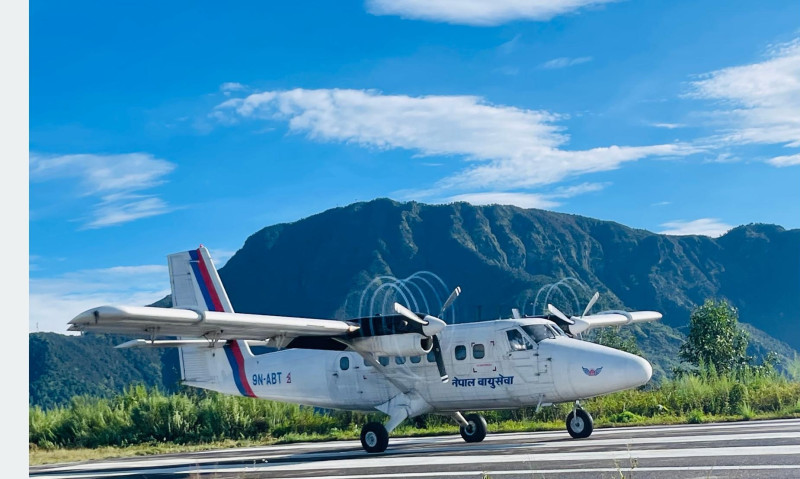 रेसुंगा विमानस्थलबाट सातामा चार उडान