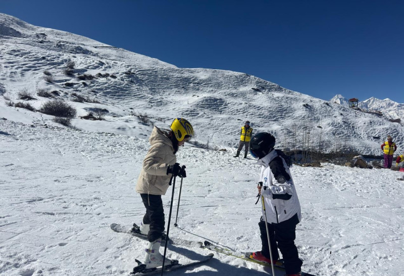 मुक्तिनाथमा ‘स्की’ प्रतियागिता, आजदेखि प्रशिक्षण सुरु