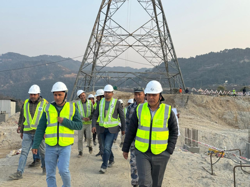 ४०० केभी लप्सीफेदी सबस्टेसन निर्माण धमाधम, उपत्यकाकै ठूलो विद्युत् आपूर्ति ‘हब’ बन्ने