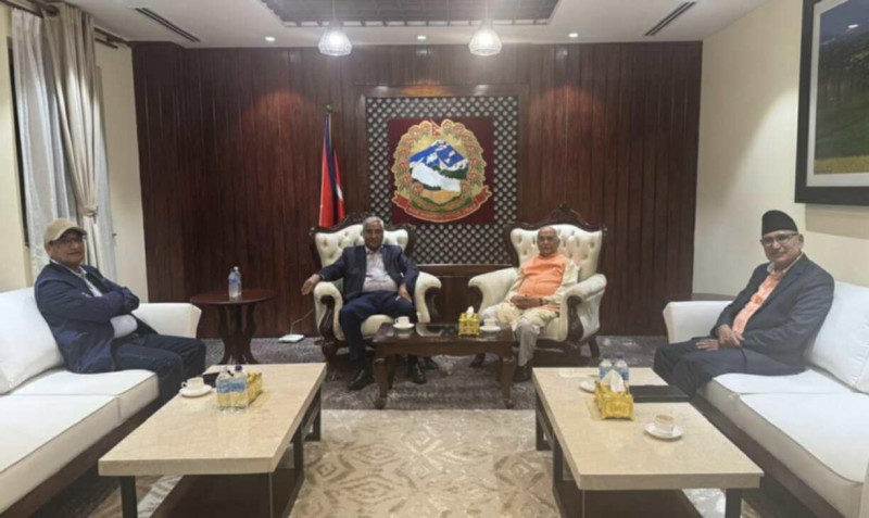 कांग्रेस सभापति देउवाले प्रधानमन्त्री ओलीलाई दोहोर्याए गभर्नरमा भट्टको नाम, छनोट समिति सदस्य छिट्टै