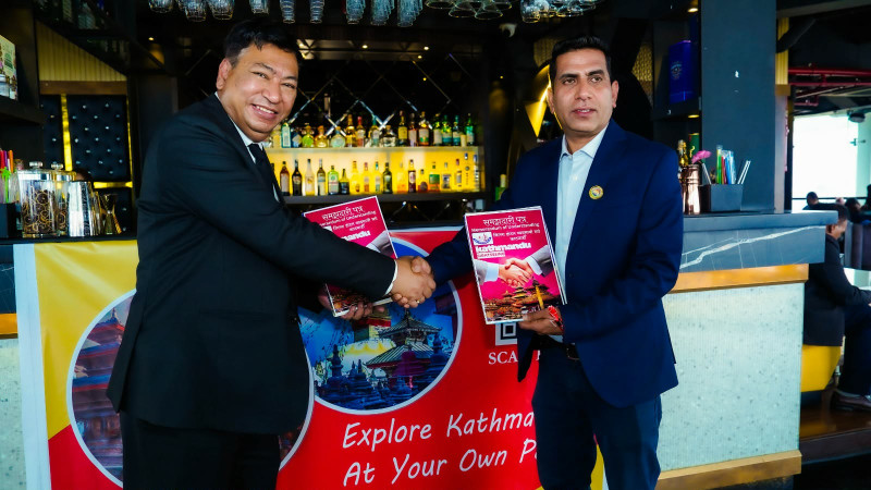 काठमाडौंमा पर्यटन प्रवर्द्धनका लागि साइडसिन र होटल संघबीच सम्झौता