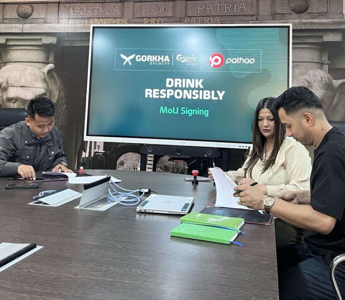 गोरखा ब्रुअरी र पठाओको सहकार्यमा ‘ड्रिंक रेस्पोन्सिब्ली’ अभियान सुरु