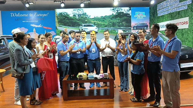 नाडा अटो शोमा १३१ वटा स्काइवेल बुकिङ्ग