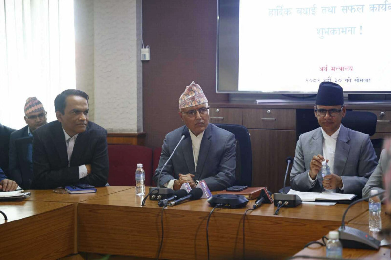 निजी क्षेत्रलाई अर्थमन्त्रीको राहतः गएको २५ गते कर बुझाउनुपर्ने समय एक महिना थपियो