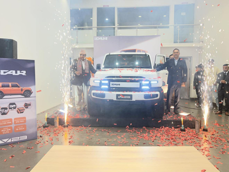 आइकार भी–२३ इलेक्ट्रिक एसयूभी ८ प्रमुख सहरमा एकैसाथ सार्वजनिक