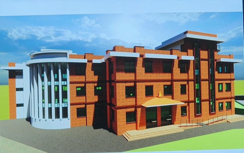 करिब ६२ करोडको लागतमा भक्तपुर अस्पताल भवन बन्दै