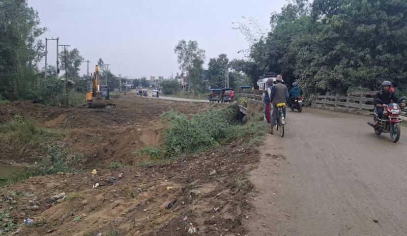 नेपालगञ्ज–गुलरिया सडकमा चार लेनको पुल निर्माण हुँदै, लागत ९ करोड