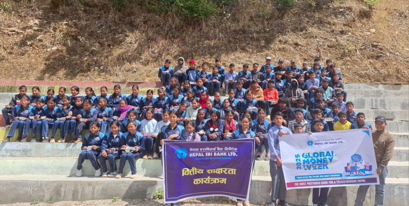 नेपाल एसबिआई बैंकद्वारा ग्लोबल मनी विकमा वित्तीय साक्षरता कार्यक्रम