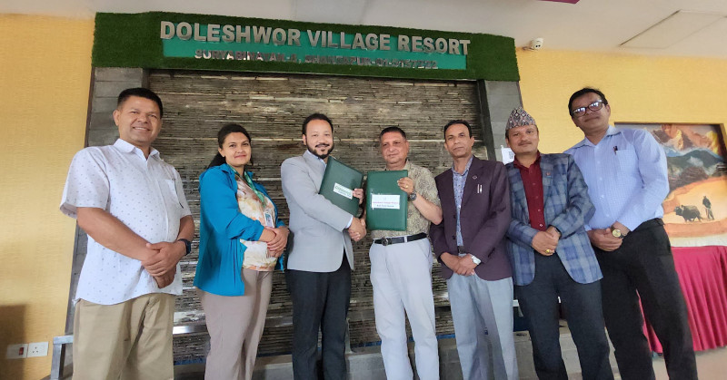 डोलेश्वर भिलेज रिसोर्ट र सिटिजन्स क्यापिटलबीच परामर्श सम्झौता