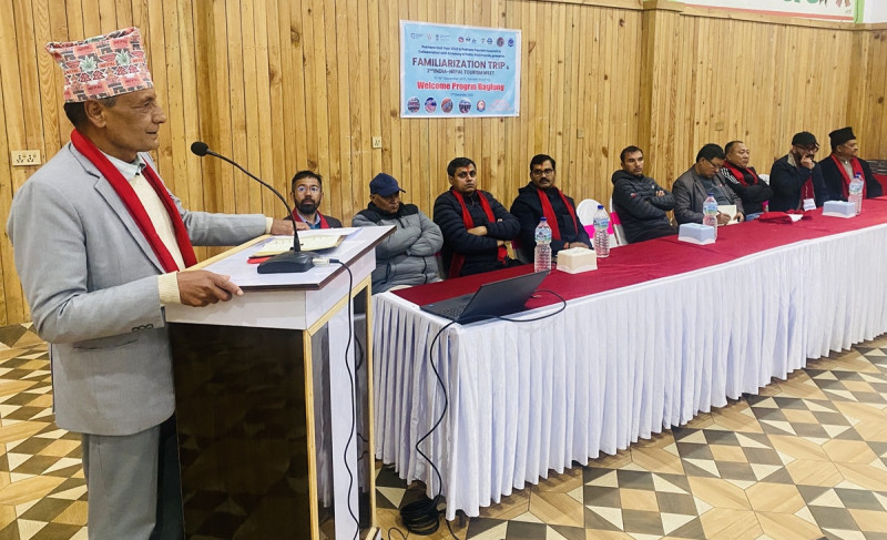 नेपाल–टुरिजम मिट’, भारतीय टोलीलाई पर्वत र बागलुङका धार्मिकस्थल घुमाइयो