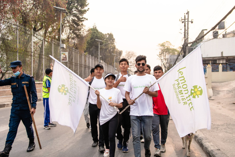 वर्ल्ड हेल्थ डे २०२५ को अवसरमा लेमन ट्री प्रिमियरको जनचेतनामुकल पैदलयात्रा