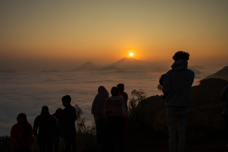मानहुँकोटमा बढ्यो पर्यटकको चहल पहल