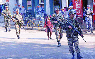सेनाद्वारा निषेधाज्ञा जारी गर्ने तयारी