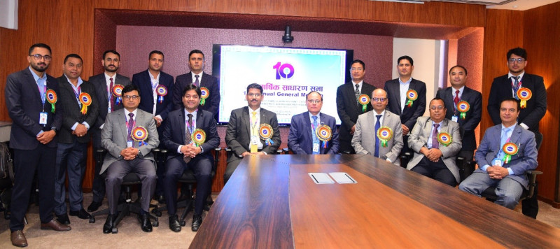 एसबिआई मर्चेन्ट बैंकिङ्गको वार्षिक साधारणसभा सम्पन्न, २५ प्रतिशत नगद लाभांश पारित