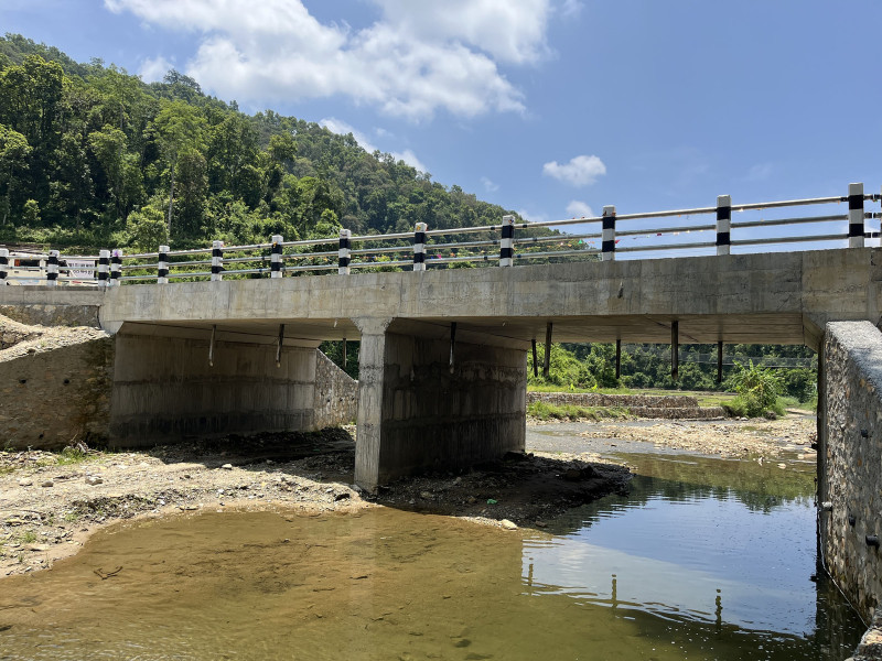 निर्धारित समयभन्दा पाँच महिनाअगावै पुल निर्माण