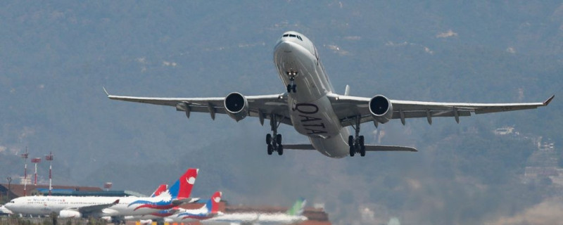 युद्धका बीच कतार एयरवेजले नेपालमा उडान भर्दै, यात्रुले लिन सक्छन् सुविधा