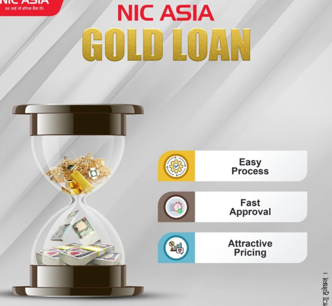 आकर्षक ब्याजदरमा एनआईसी एशिया बैंकले ल्यायो ‘गोल्ड लोन’ योजना