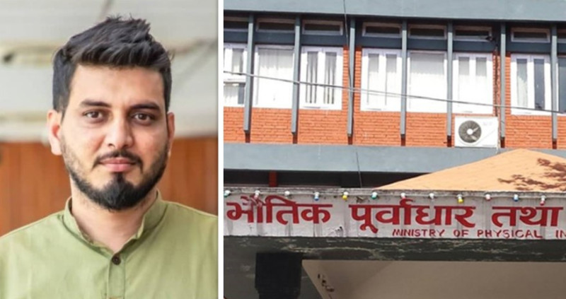 भौतिक मन्त्री लम्सालको आदेश: काम नगरे ठेकेदारको खुट्टा भाँचिदिनू