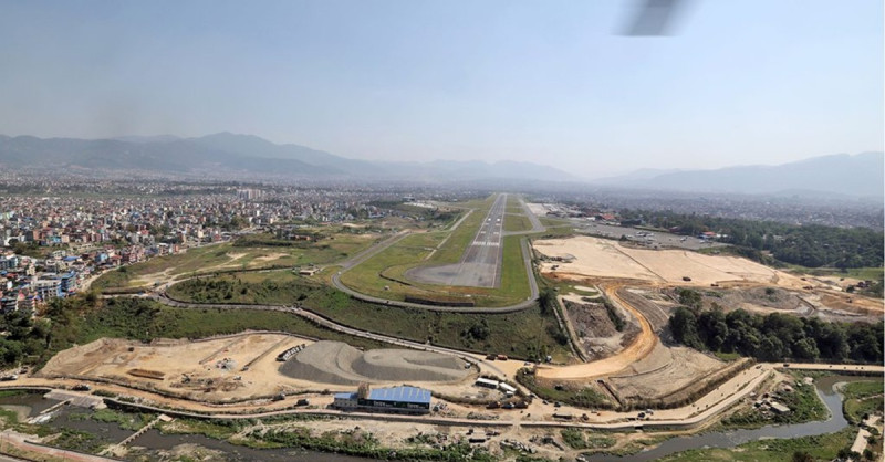 विमानस्थल ट्याक्सी वे विस्तार ६० प्रतिशत सकियो, धावनमार्गको क्षमता २५ प्रतिशतले बढ्ने