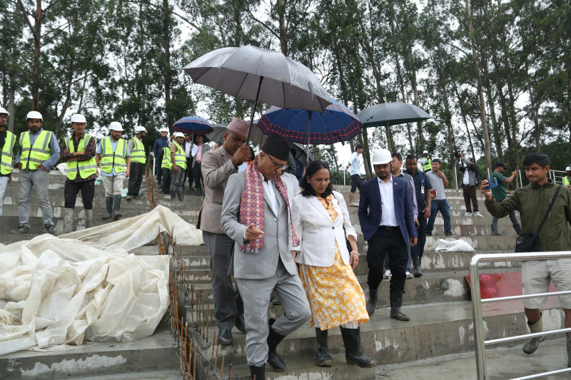संसदीय समितिद्वारा त्रिवि क्रिकेट मैदानको अनुगमन (तस्बिरसहित)