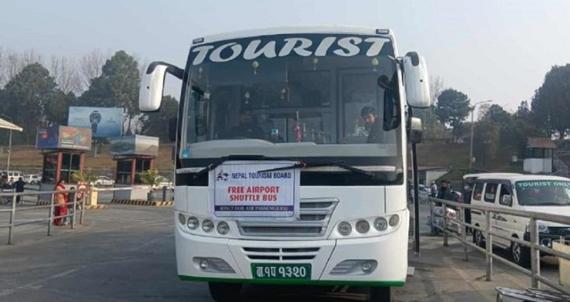 नेपाल पर्यटन बोर्डको निःशुल्क सटल बस सेवा