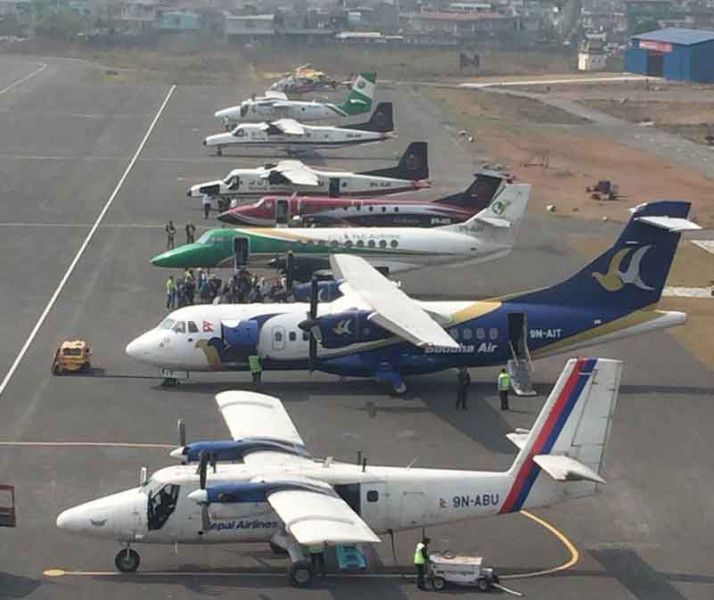 इन्धनको मूल्यसँगै घट्यो हवाई भाडा