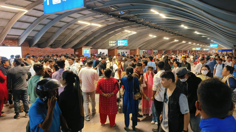 वायुसेवा निगमका यात्रु त्रिभुवन अन्तर्राष्ट्रिय विमानस्थलमा चार घण्टाअगावै पुग्नुपर्ने