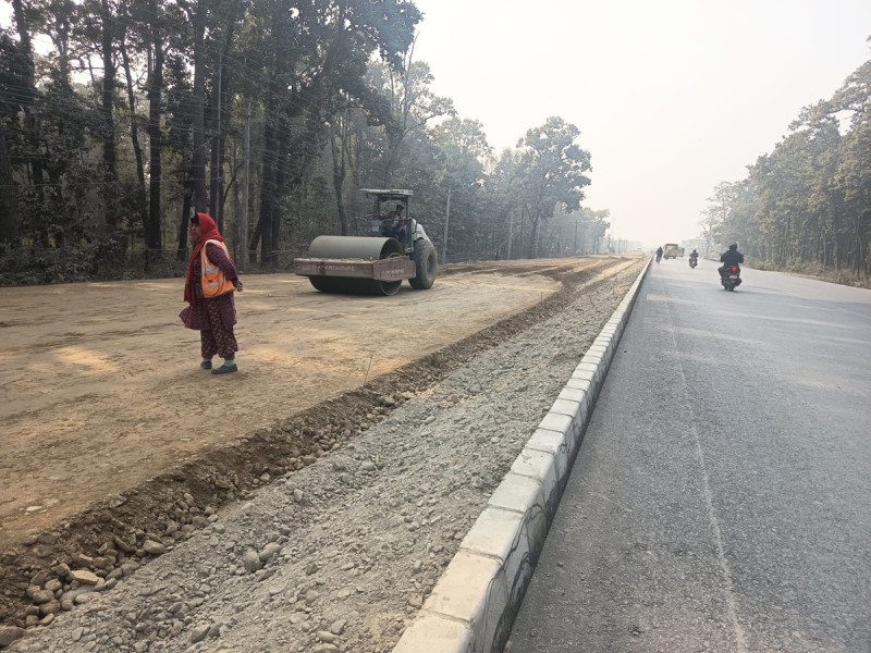एसियन हाइवेः दुई वर्षमा ३५ प्रतिशत निर्माण