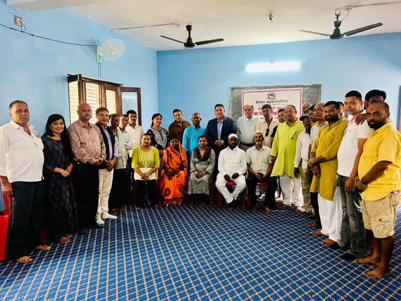 वीरगञ्जमा बाल उद्यान तथा शिशु स्याहार केन्द्र हस्तान्तरण