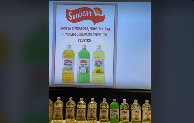 मलेसियाली ब्रान्डको सनबिम तेल नेपालमा भित्रियो 