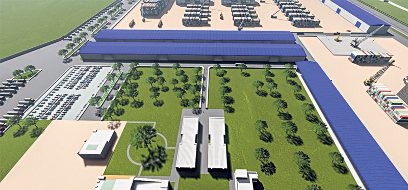 सुक्खा बन्दरगाहको भौतिक प्रगति चार प्रतिशत