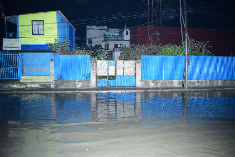 बाढीका कारण ४५ घर डुबानमा परे