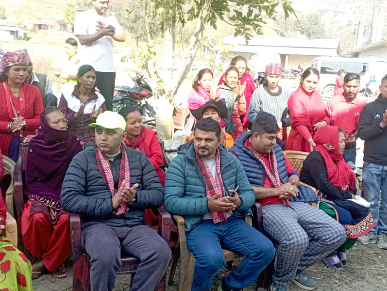 चिरायु अस्पताल र ग्लोबल आइएमई लघुवित्तको सहकार्यमा धार्केका महिलाको पाठेघर परीक्षण