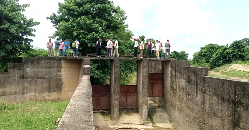 ५६ वर्षअघि निर्माण गरिएको गुर्गी सिँचाइ आयोजना अलपत्र