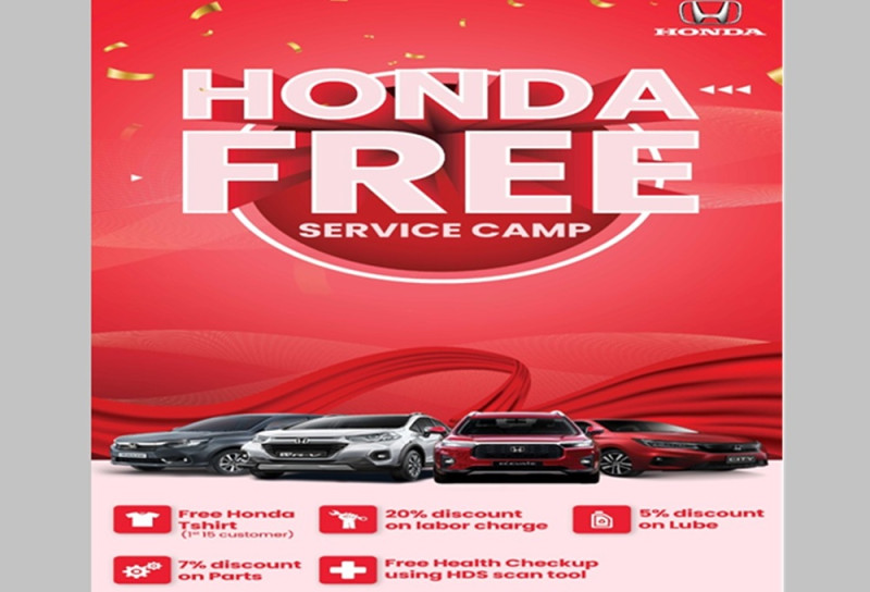 होन्डाको फ्री सर्भिस क्याम्प सम्पन्न, होन्डा इलेभेट गाडीको टेस्ट ड्राइभ