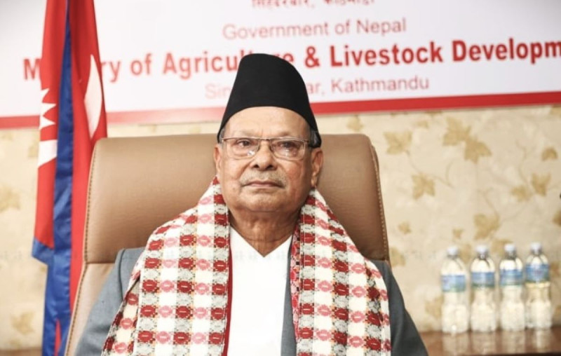 कृषि मन्त्री डा. परियारलाई खानेपानी मन्त्रालयको जिम्मेवारी थप