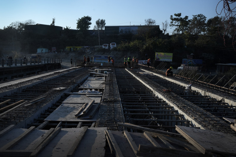 मुग्लिन–पोखरा सडक विस्तार, पश्चिम खण्ड (जामुने–पोखरा) निर्माण धमाधम (तस्बिरसहित)