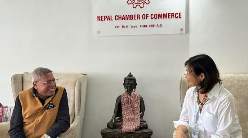 जलवायु परिवर्तनको असर न्यूनीकरण गर्न चेम्बर र युएनडीपीबी सहकार्यको समझदारी 