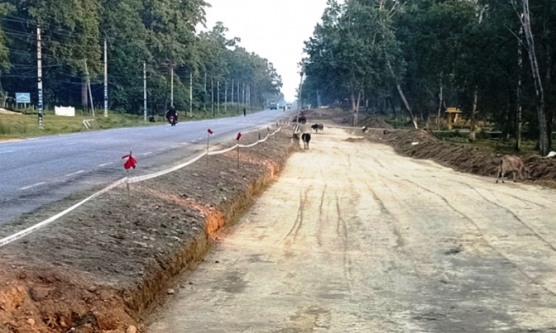 बुटवल–नारायणगढ सडकः पूर्वी खण्डमा पुल र कल्भर्ट निर्माण